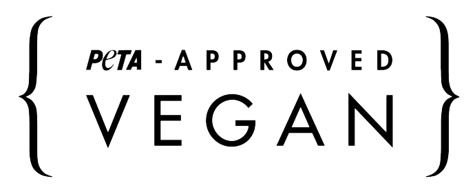 Peta vegan approved logo black